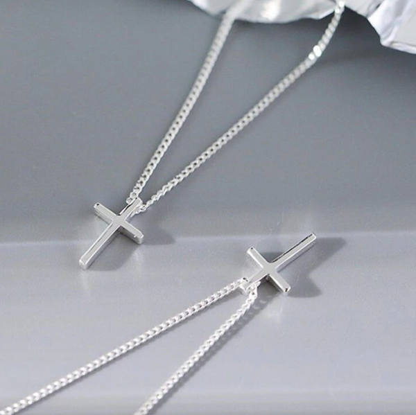 Sterling Silver Cross Necklace