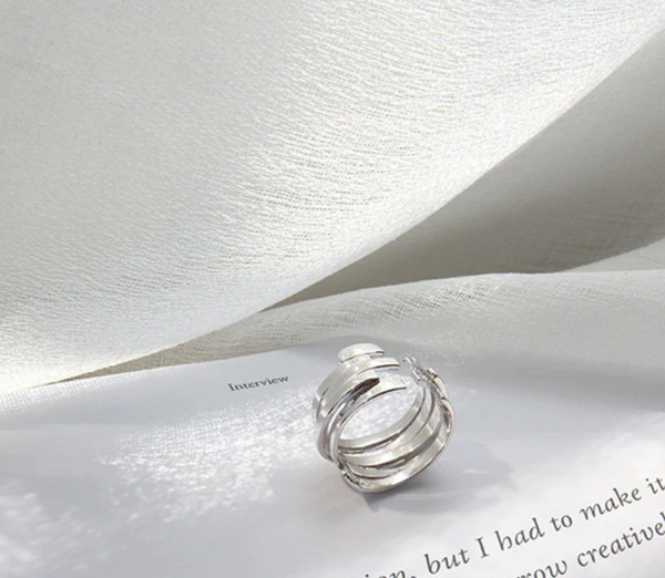 Sterling Silver Winding Ring