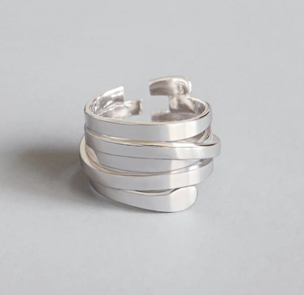 Sterling Silver Winding Ring